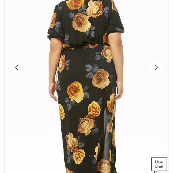 NWOT FOREVER 21 maxi dress - Picture 5 of 7